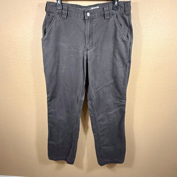 Carhartt Mens Gray Relaxed Fit Carpenter Pants 34x32 - Picture 3 of 12